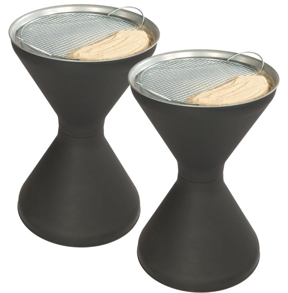 Novaliv 2x stojaci popolník na vonkajšie použitie 60 cm Obrázok produktu 