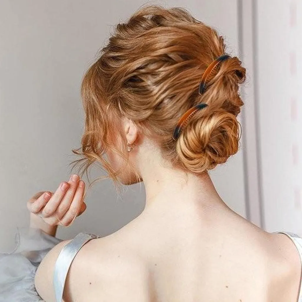 VD WEIDE Peigne à Cheveux Plastique Twist Français Lot de 6 Pièces