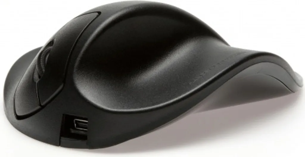 Souris de bureau ergonomique Large Droitier USB HandshoeMouse Noir