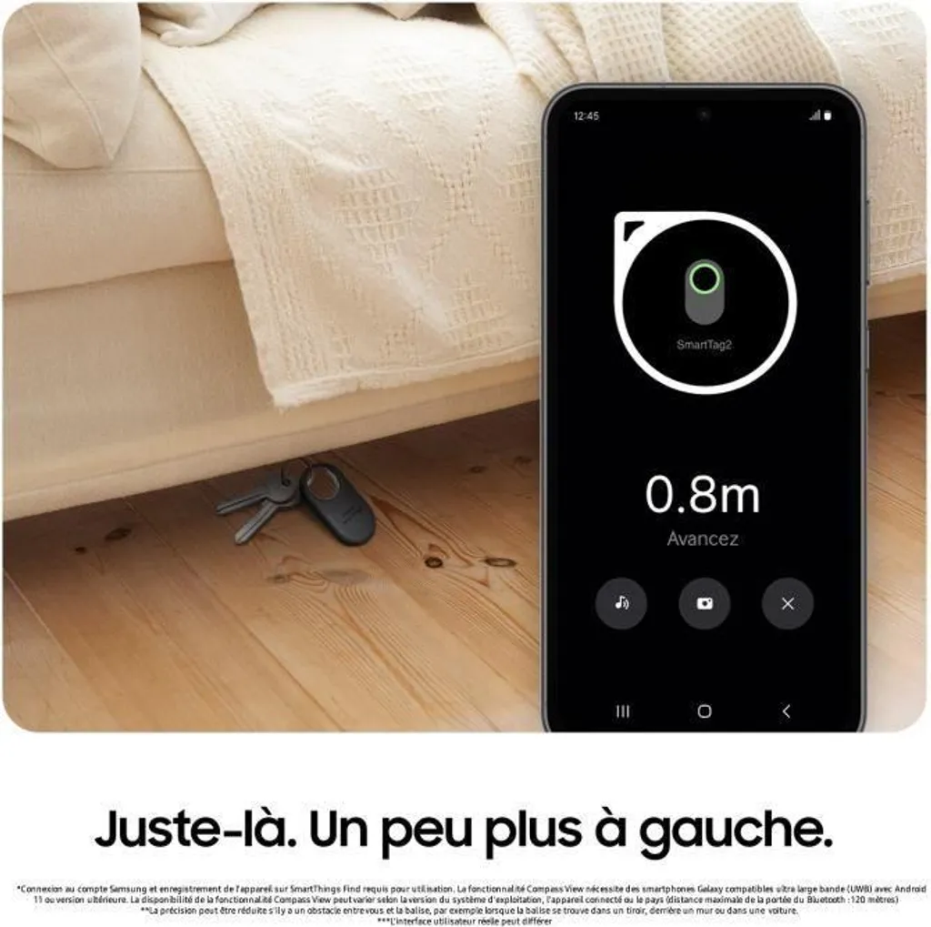 Localisateur Samsung SmartTag2 avec Recherche AR Noir - 6