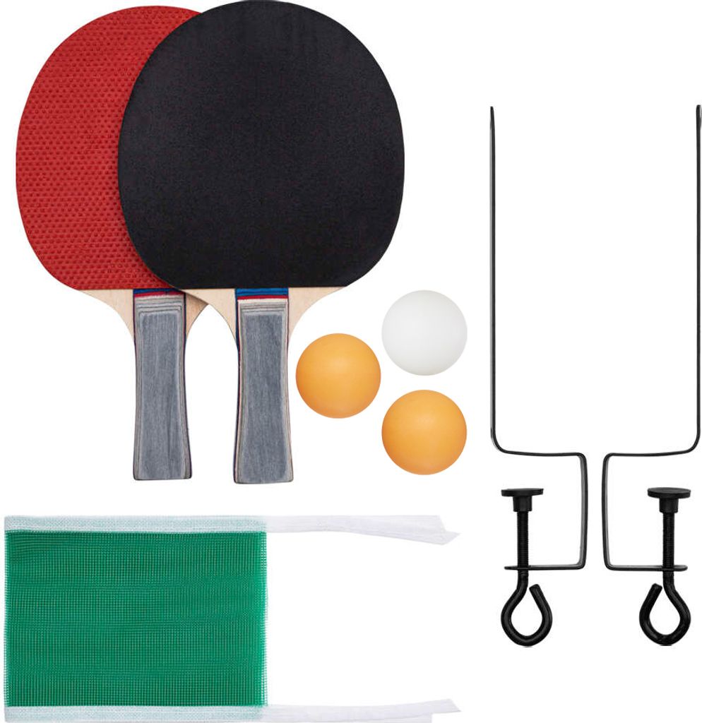 EG JLX-210|JELEX Palanga 2er-Set Tischtennis Schläger mit Netz und 3 Bällen