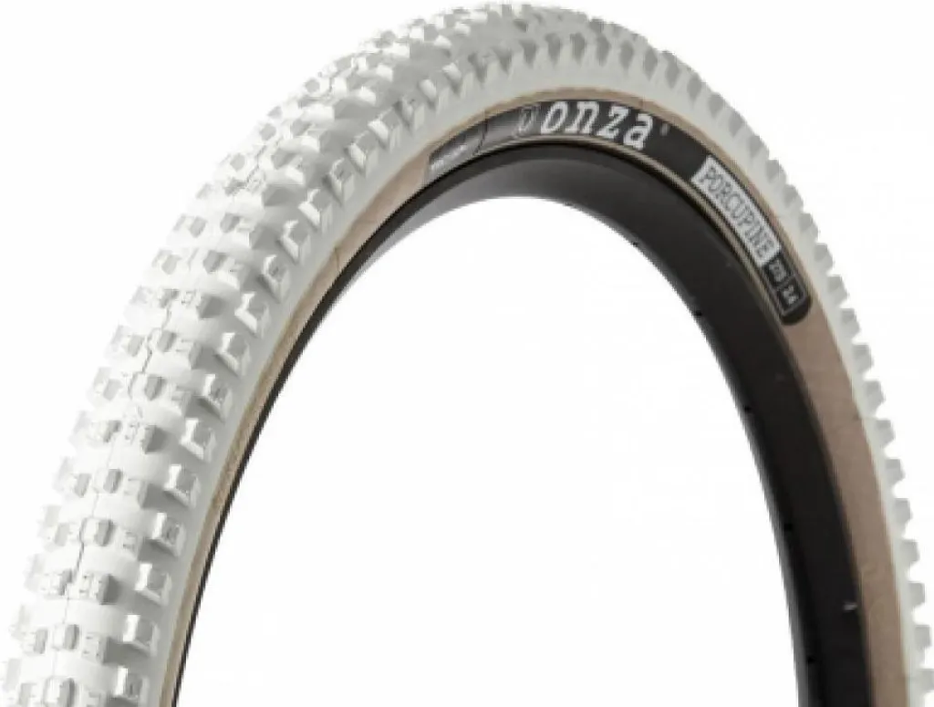 Pneu VTT Onza Porcupine 650B 2.40 TRC idéal pour le trail engagé blanc