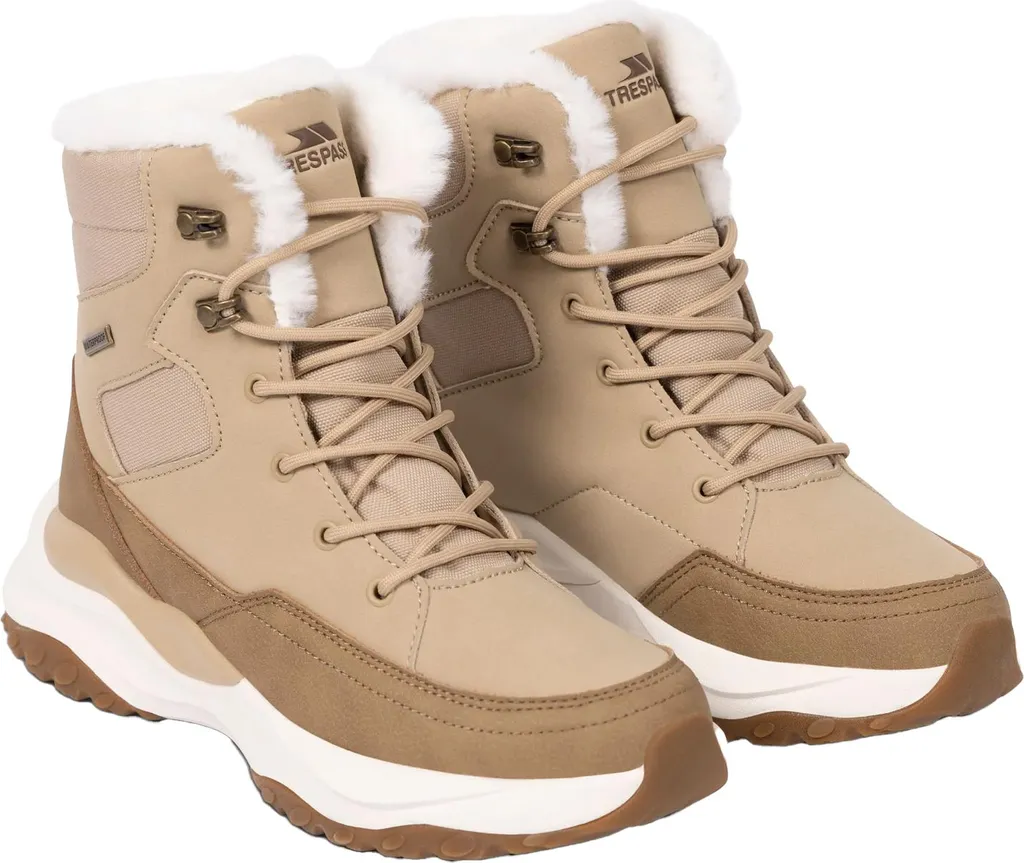 Bottes de neige Nadine Trespass TP7182 pour femme en coloris Ecru 36