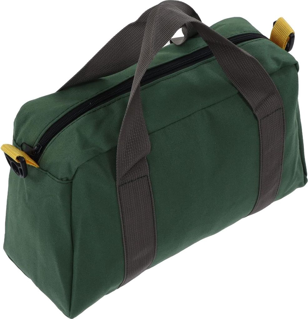 Tragbare Werkzeugtas leer - 40 x 22 x 15 cm großes, wasserdichtes Canvas mit Griff, multifunktional, strapazierfähig - für Elektriker und Tischl...