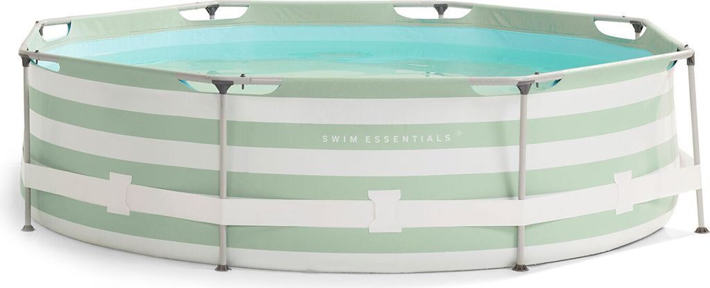 Swim Essentials Runder Rahmenpool grün/weiß, 305 x 76 cm Produktbild 