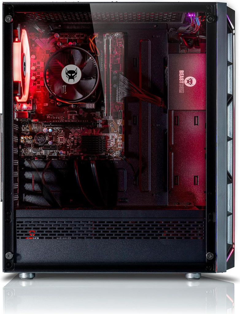 BEASTCOM Q3 | Essential Gaming | 8 Threads Gaming PC | AMD Produktbild 