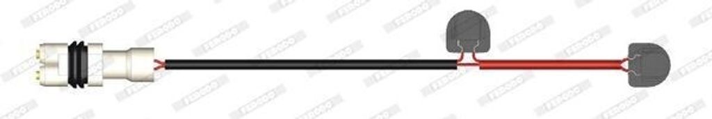 FERODO FWI405 Warnkontakt Bremsbelagverschleiß 398mm für PORSCHE 911 (997) BOXSTER (987) 911 Cabriolet (997) CAYMAN (987) Boxter Spyder (987)