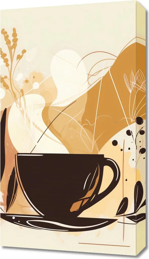 Quadro da Parete Pausa Aromatica 40x70 | Emozioni in Cucina su Tela