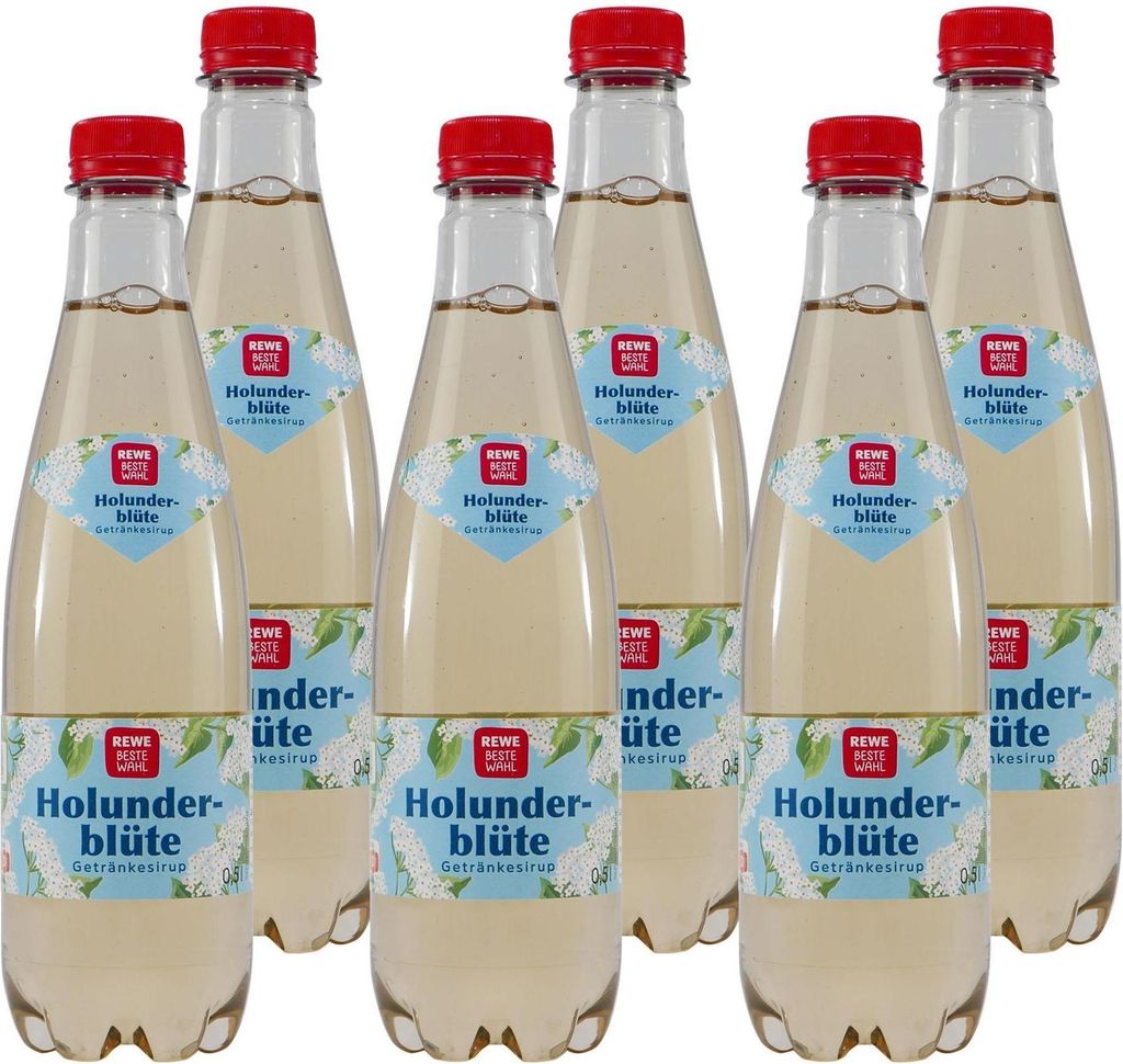 Beste Wahl Holunderblüte Getränkesirup (6 x 0,5L)