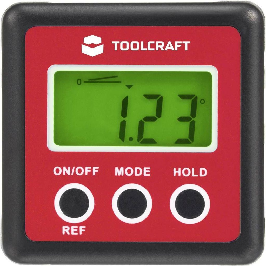 TOOLCRAFT TO-4988565 Digitaler Winkelmesser 360 ° Produktbild 