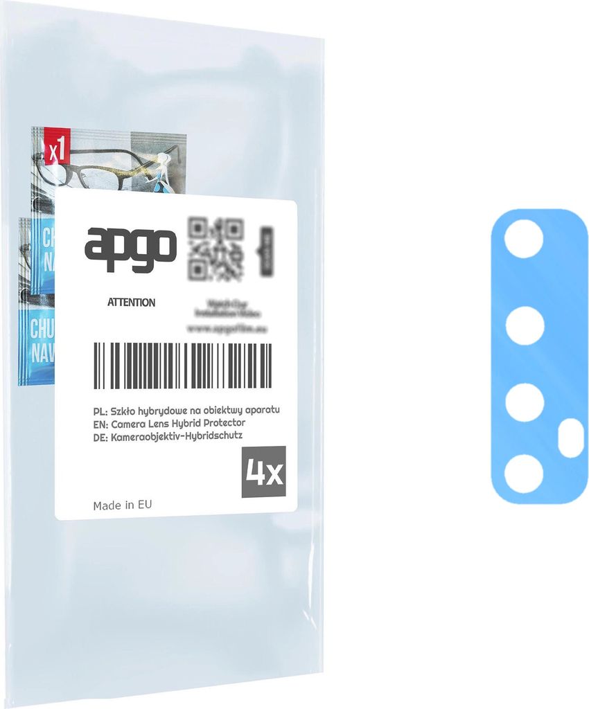 apgo 4 Stück Linsenschutz Kamera Schutzglas für Realme 7 Kameraschutz, 9H Kameraobjektiv Camera Lens Protector