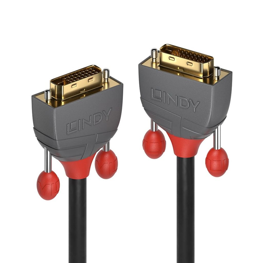 LINDY DVI-D Dual Link Kabel Anthra Line 7.50m