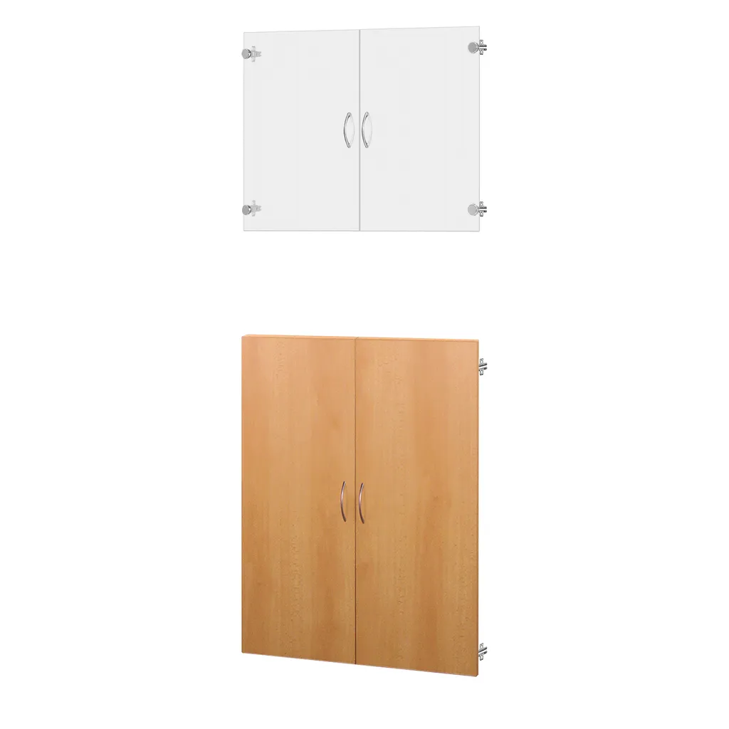 Porte vitrée 30A hêtre massif - Robustesse et luminosité pour salon