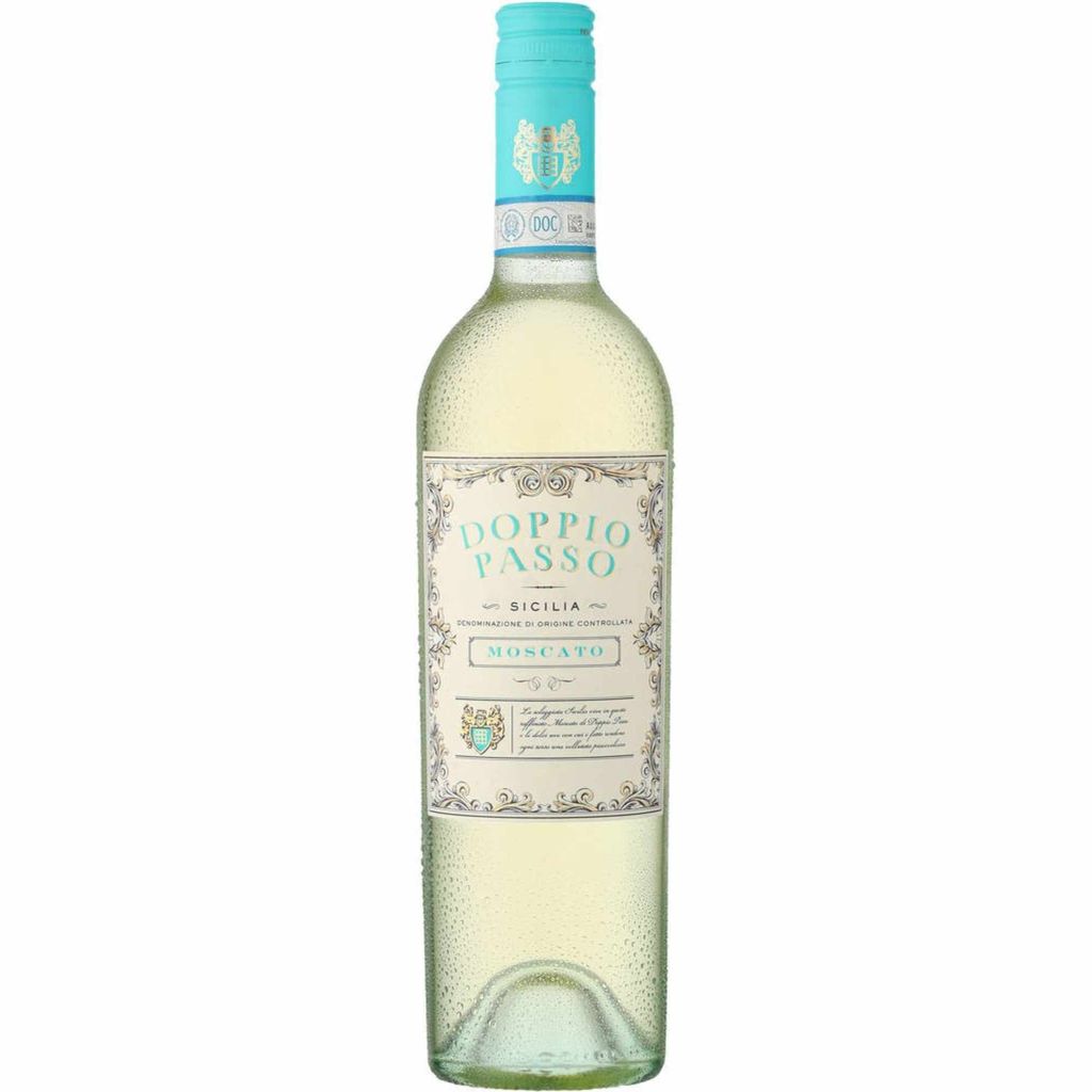 Doppio Passo Weißwein Moscato Sicilia Doc 0,75l Produktbild 