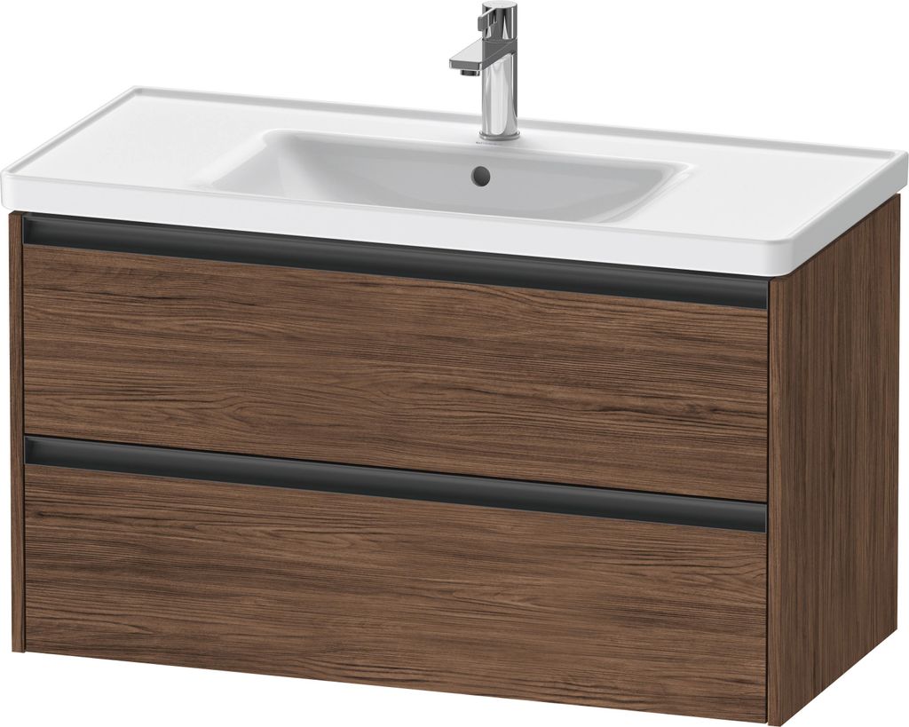 Duravit Ketho.2 Waschtischunterbau wandhängend, 2 Schubkästen, 984x549x455mm, für D-Neo 236710, K25284021210000