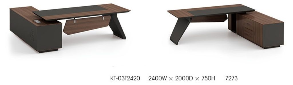 Home Office Schreibtisch Büro Einrichtung Tisch mit Schubladen Arbeitszimmer