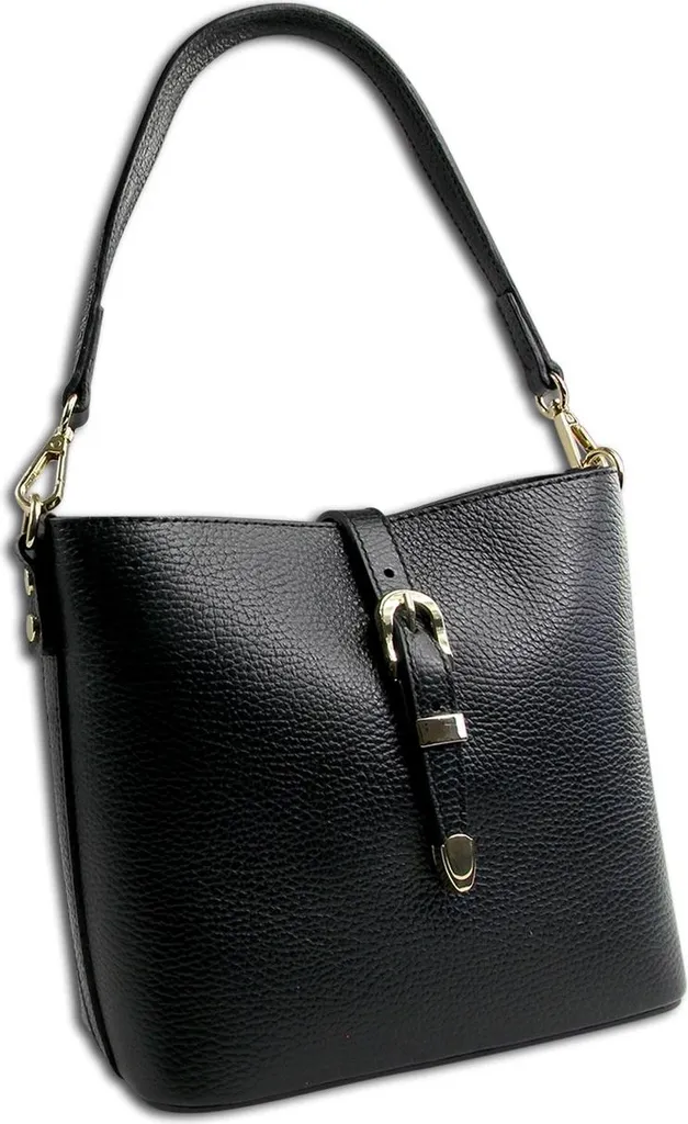 Toscanto OTTM812US Borsa in Vera Pelle Nera - Qualità Italiana