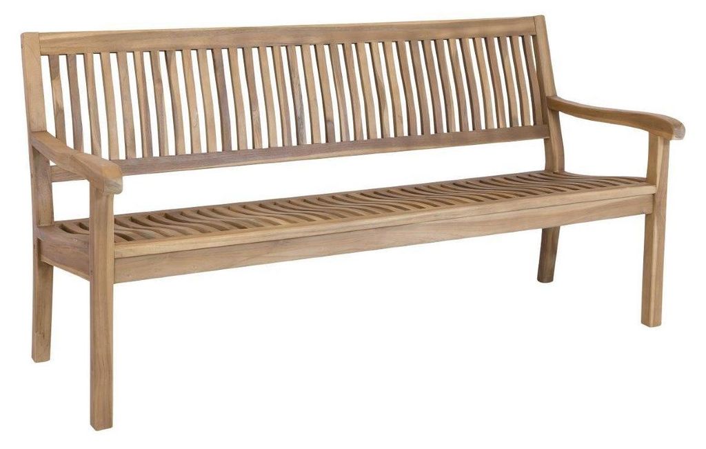 Stabile 4-sitzer Gartenbank Kingsbury in Premium Teak 180 Produktbild 