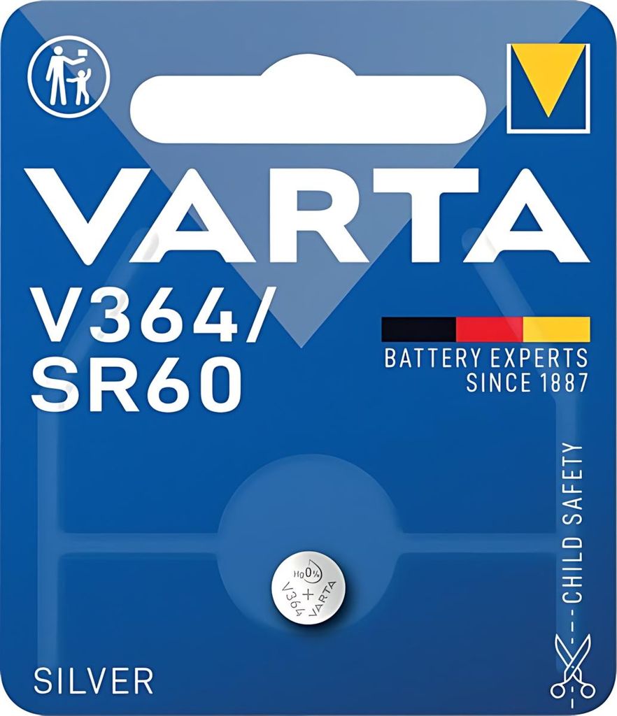Varta v 364, Baterie na jedno použití, Alkalický, 1,55 V, Obrázek produktu 
