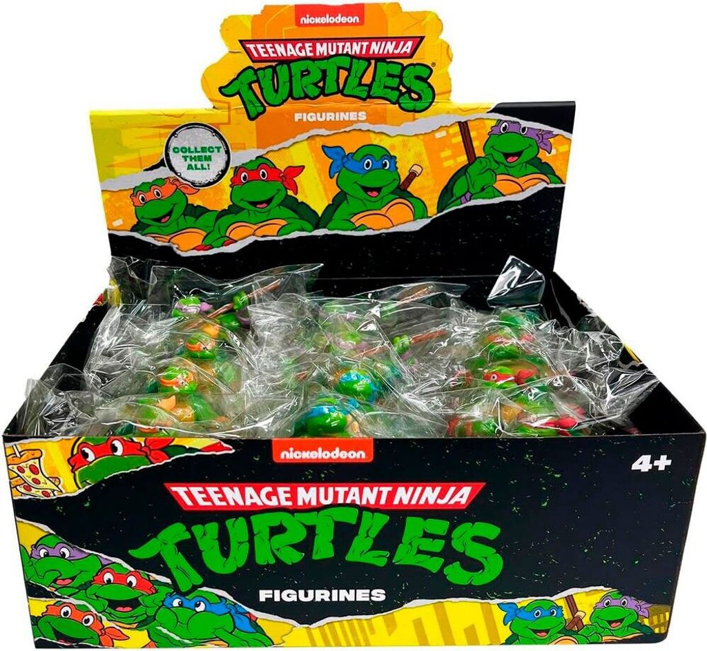 TMNT Figuren im TD, 4-sort.
