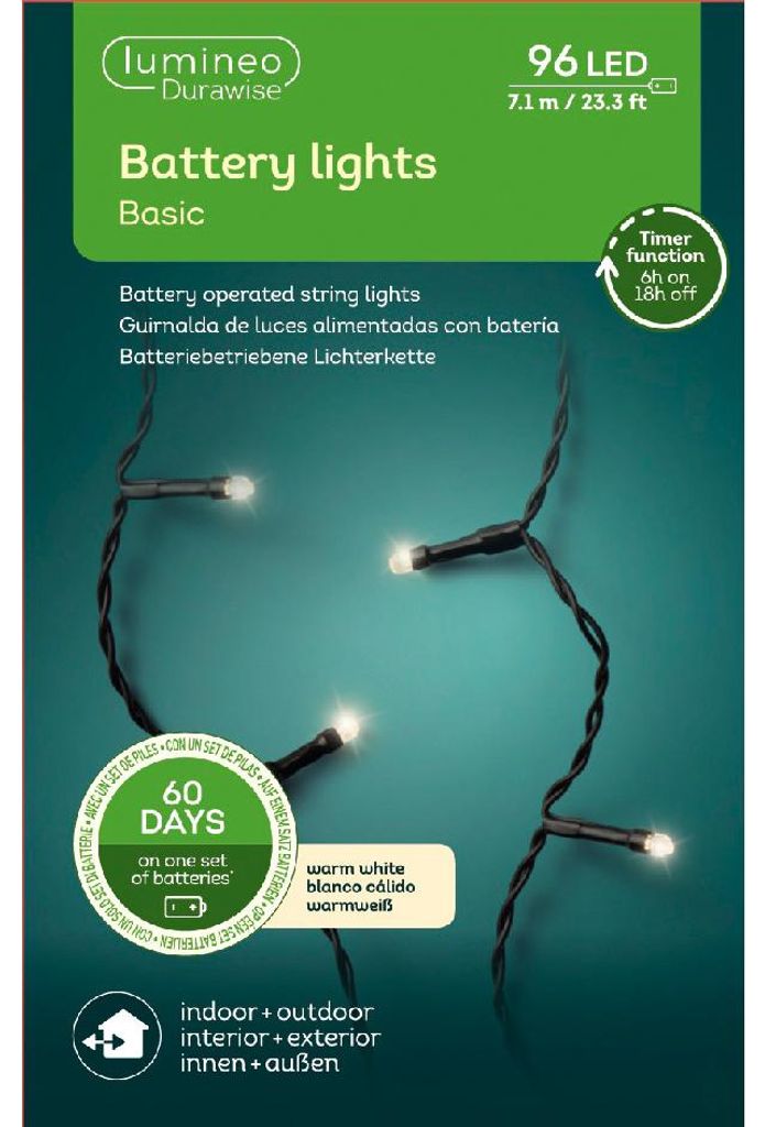 Lumineo Durawise Basic Beleuchtung schwarz 710 cm Produktbild 