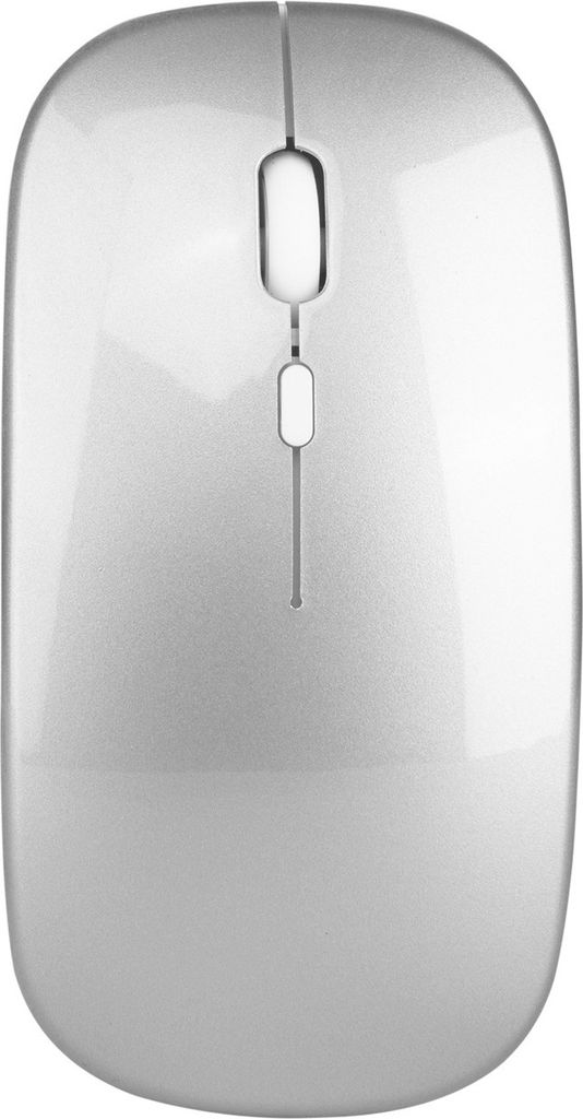 INF Kabellose Maus 2.4G - Leise optische Computermaus Silber