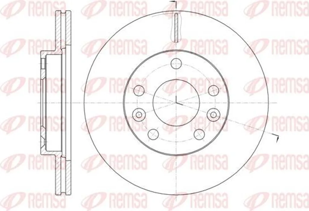 Disque de frein ventilé avant 269mm pour Duster essence et diesel