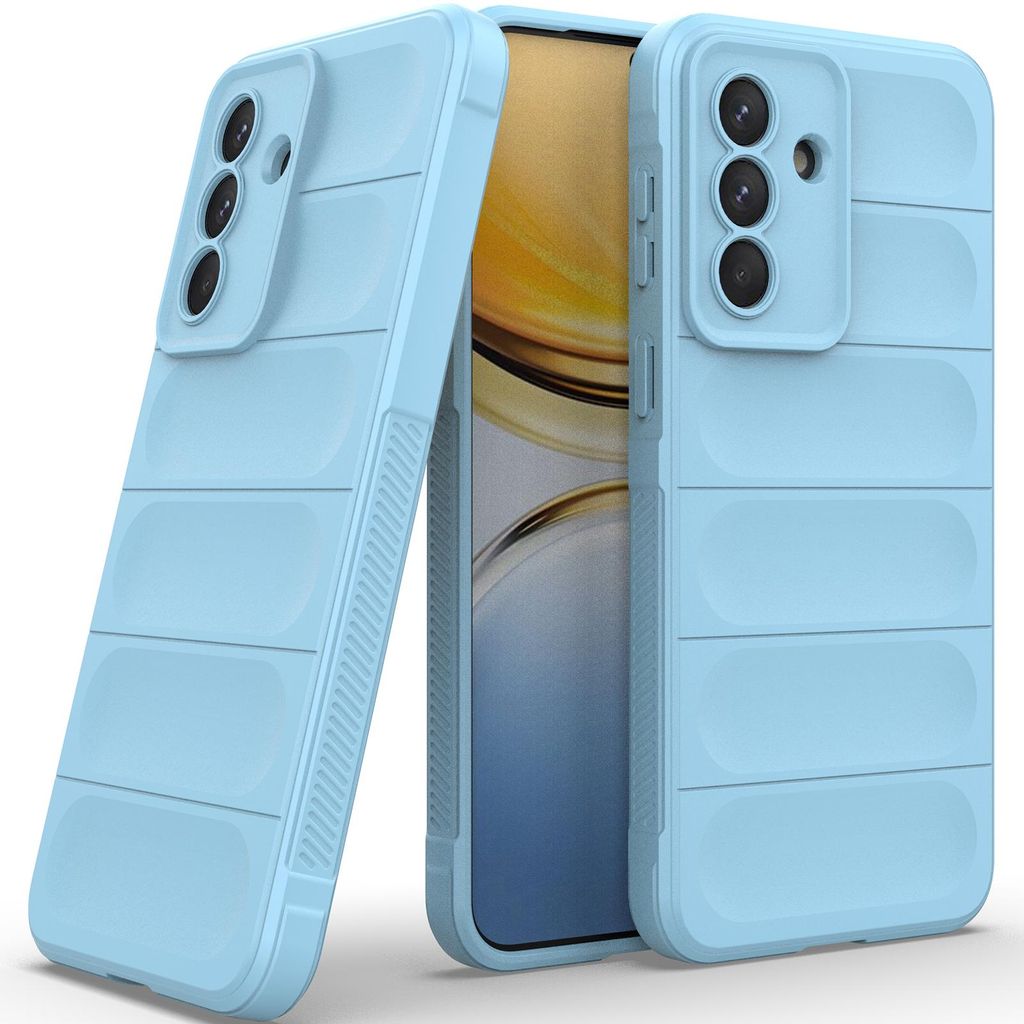 Handyhülle für Samsung Galaxy A37 Weich TPU Silikon Stossfest Anti-rutsch Hülle Blau