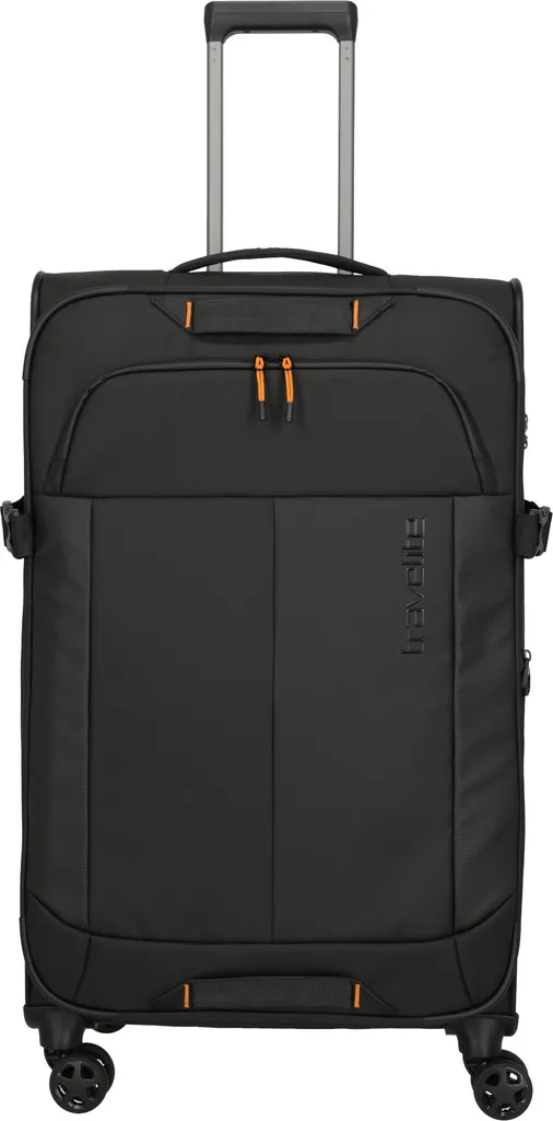 Valise Grand Voyage Travelite BRIIZE L 78 cm Noire pour Long Séjour