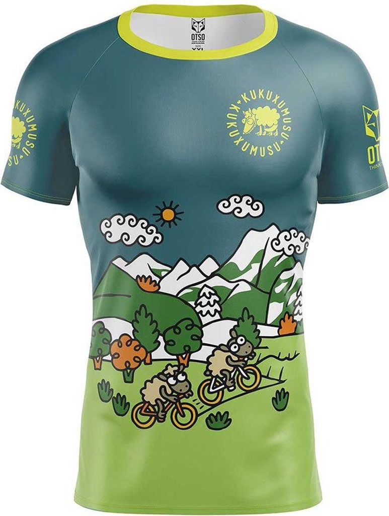 Otso Kukuxumusu Bike Kurzarm-t-shirt Grün XL Mann Grün XL