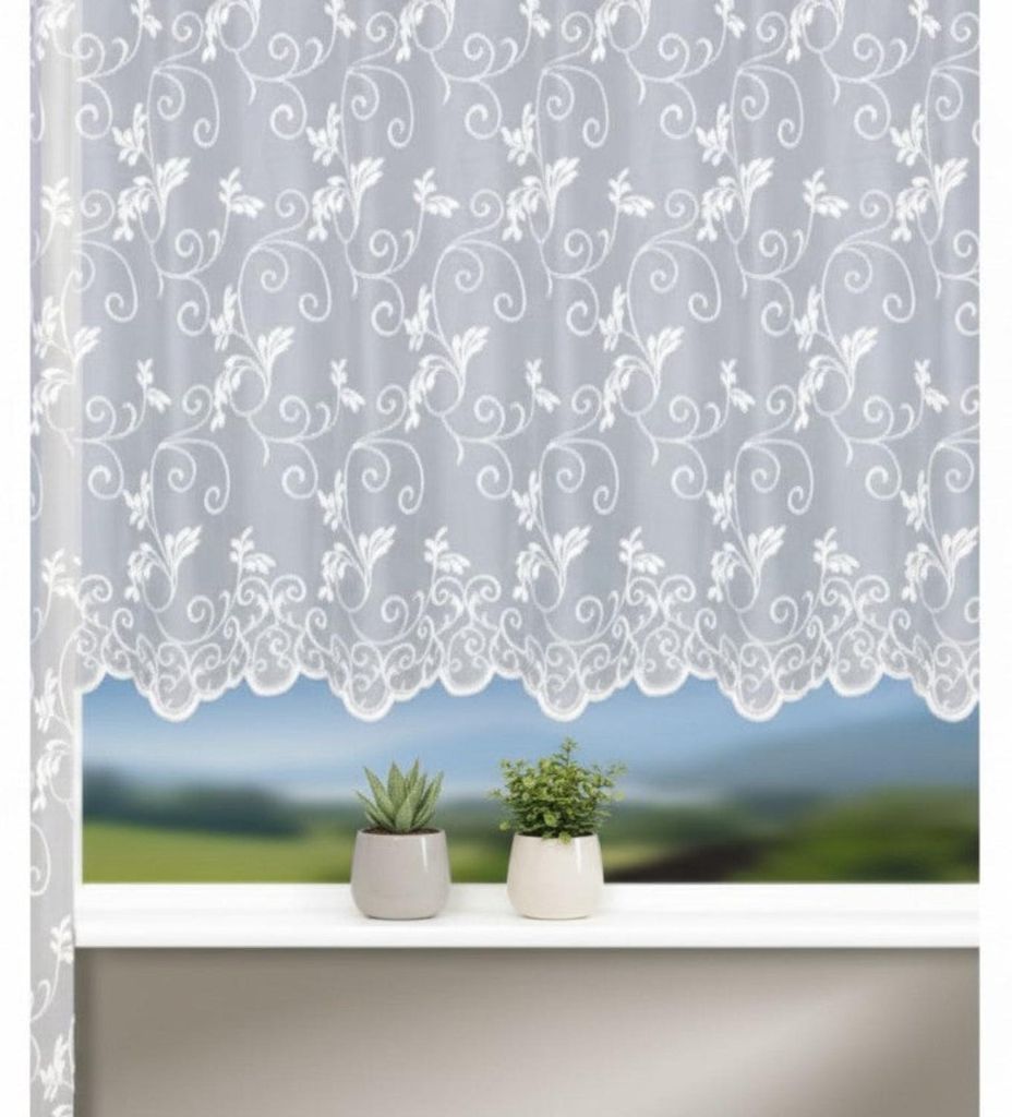 Fertigstore "Tine" Jacquard mit Faltenband - Größe (HxB) 125x300cm