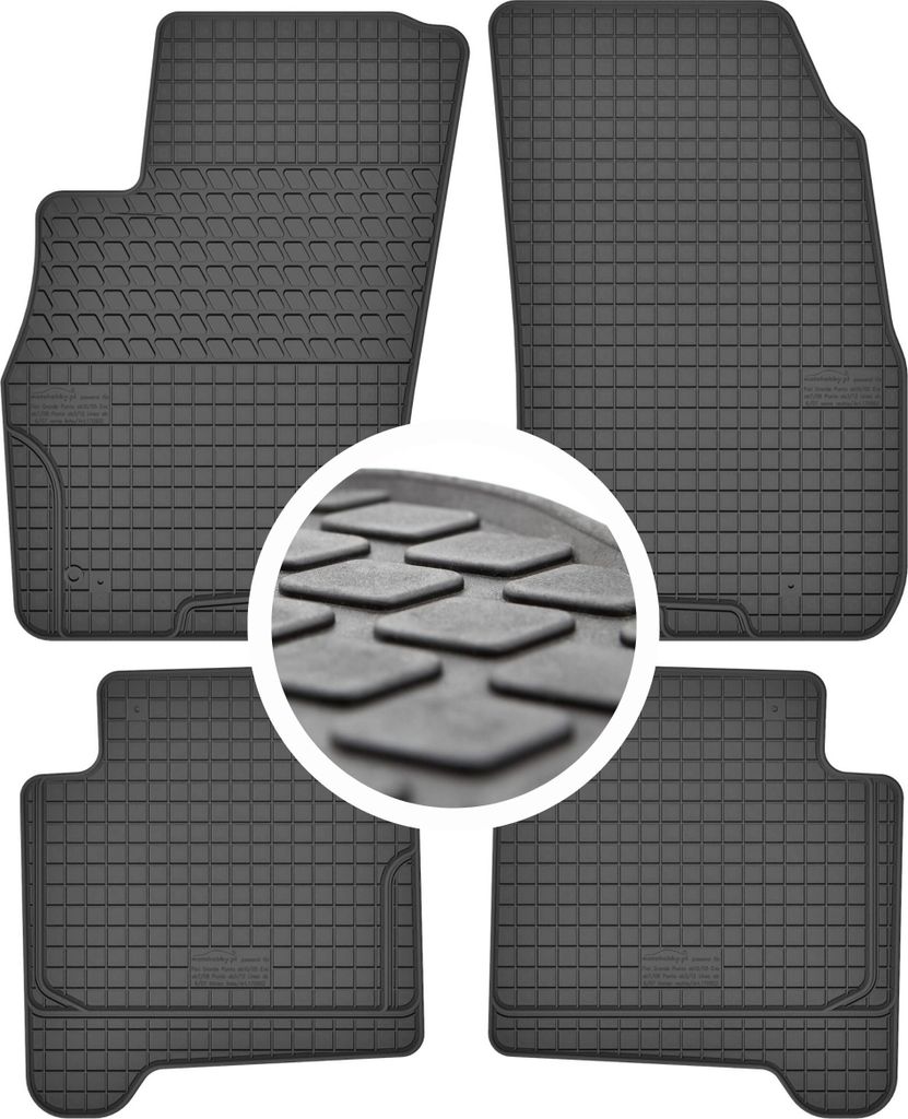 Auto-Fußmatten gummimatten für Fiat Grande Punto