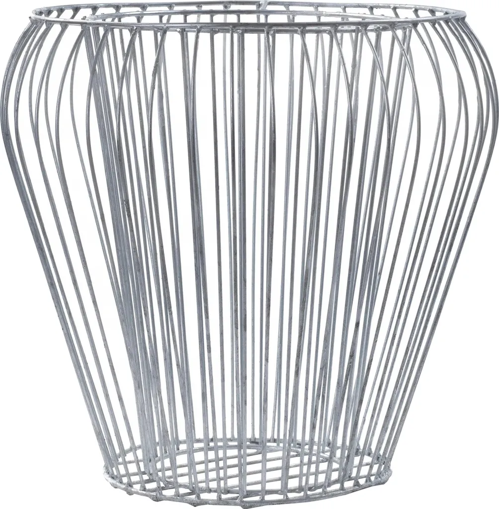Aménager son jardin avec un planteur gabion argenté en acier galvanisé