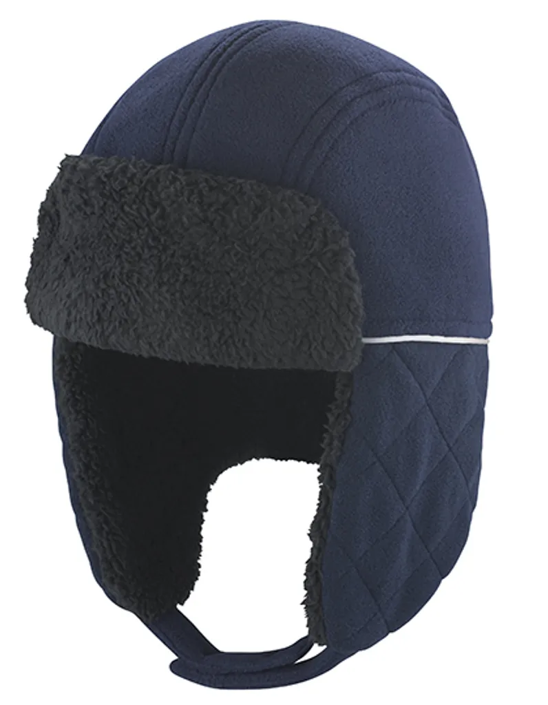 Result RC032X Ocean Trapper Hat Navy/Nero - Cappello Invernale Termico