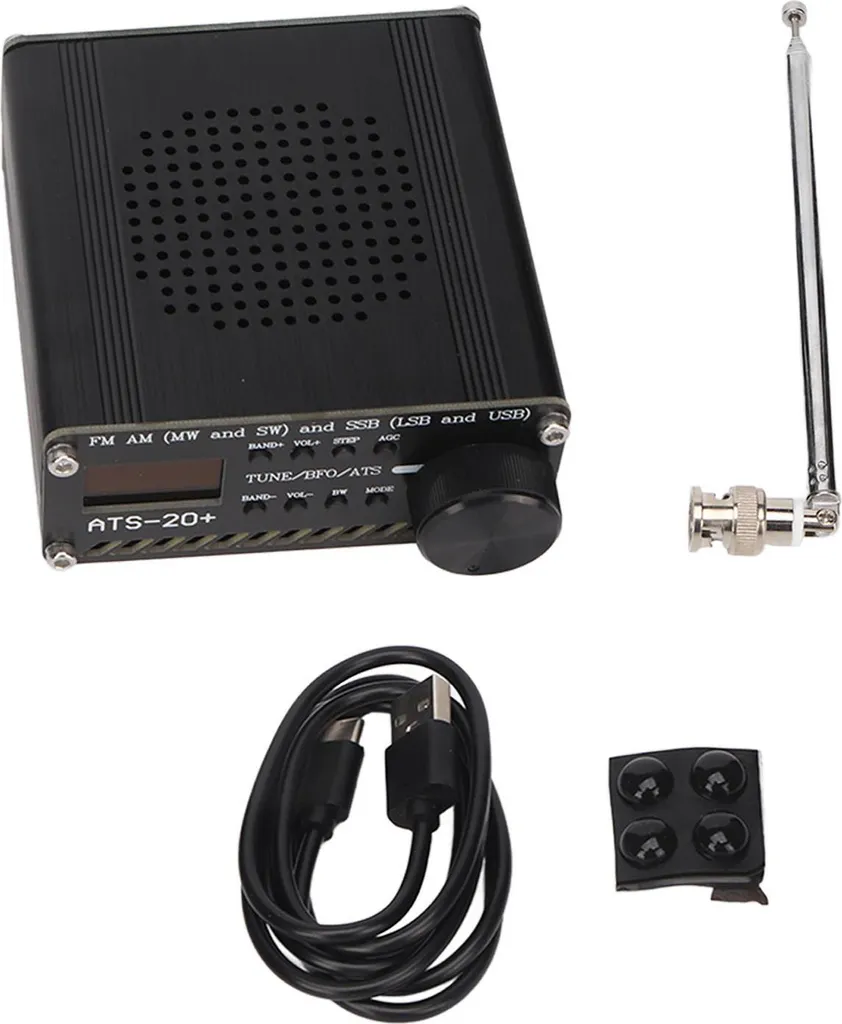 Récepteur radio ATS 20+ portable haute sensibilité avec bande mondiale