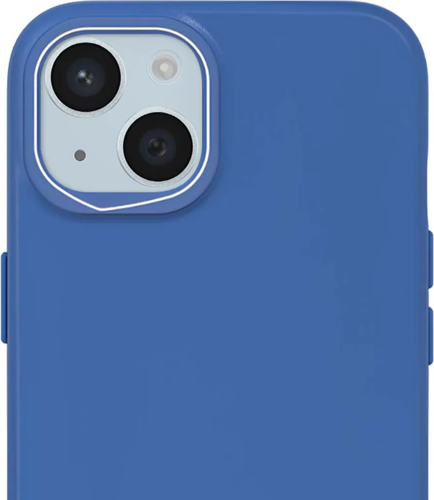 Protection Silicone iPhone 14 Plus RhinoShield Soft Case Bleu Mat - 5