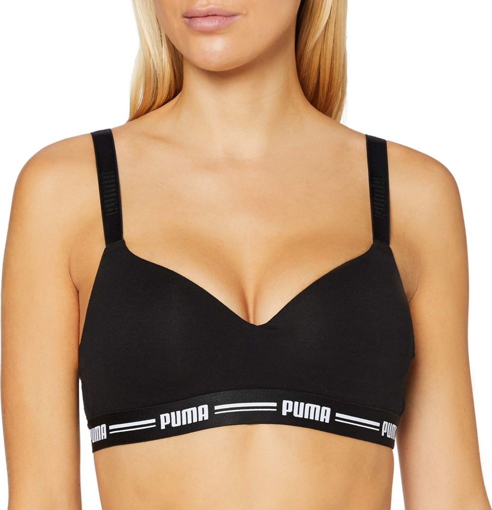 PUMA Dámska podprsenka s vypchávkami Bustier, farba:Black, Obrázok produktu 