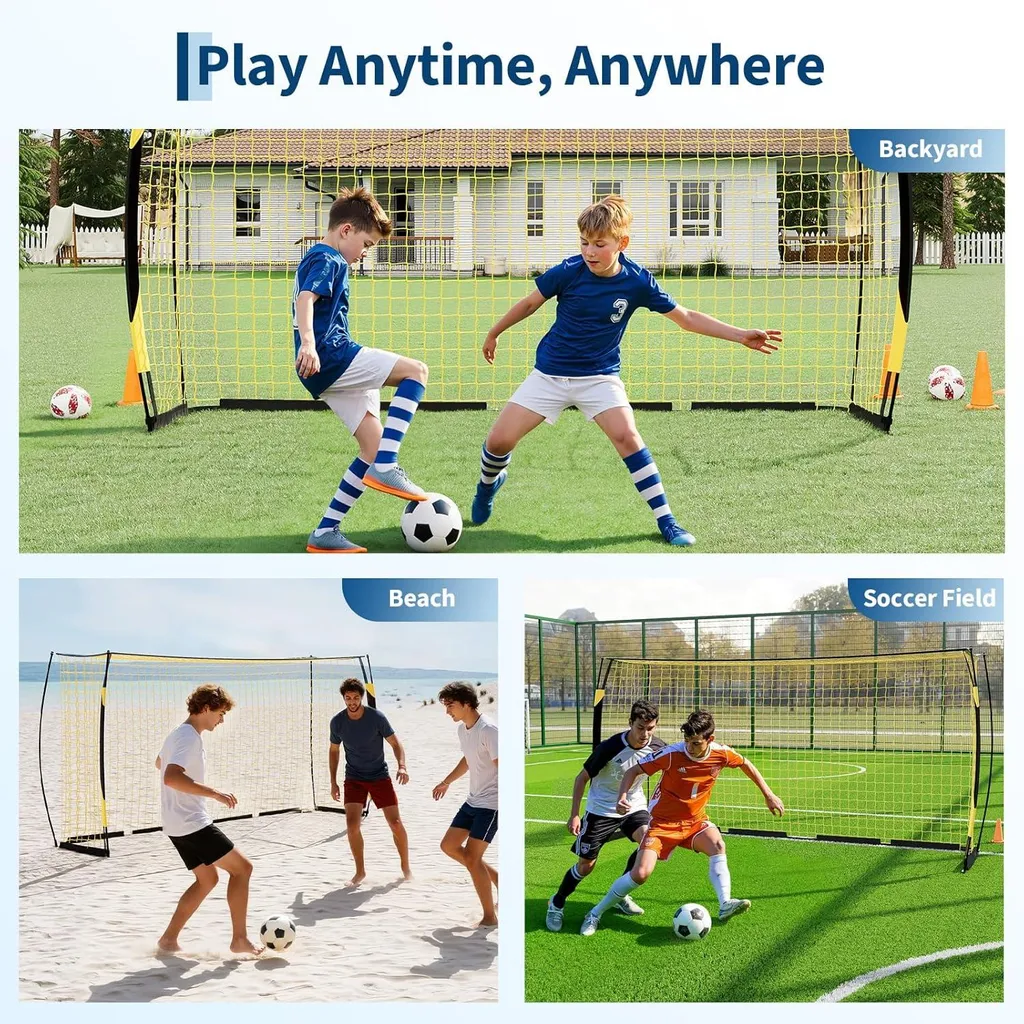 But de foot pliable en métal durable jaune, structure haute qualité