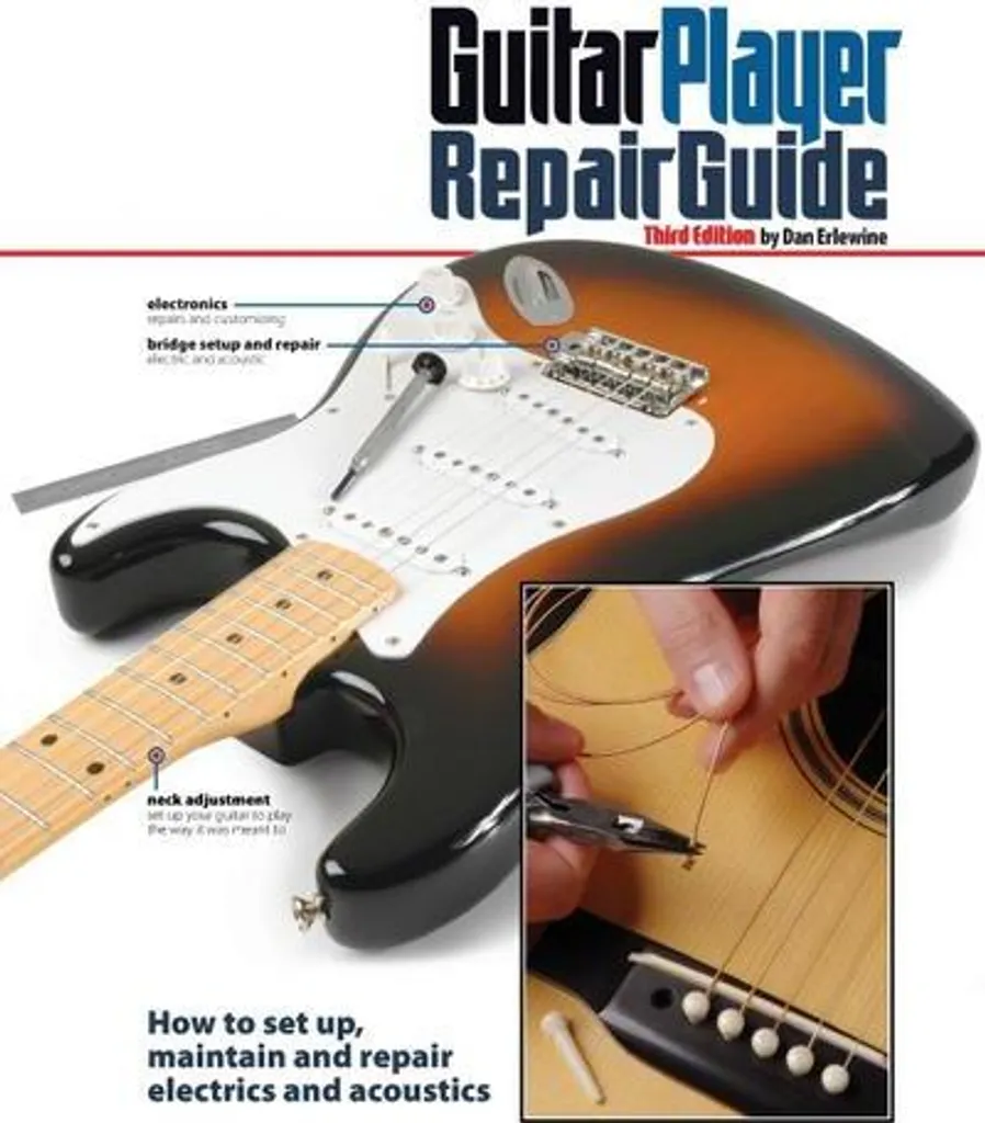 Guide illustré de réparation guitare avec schémas techniques pros