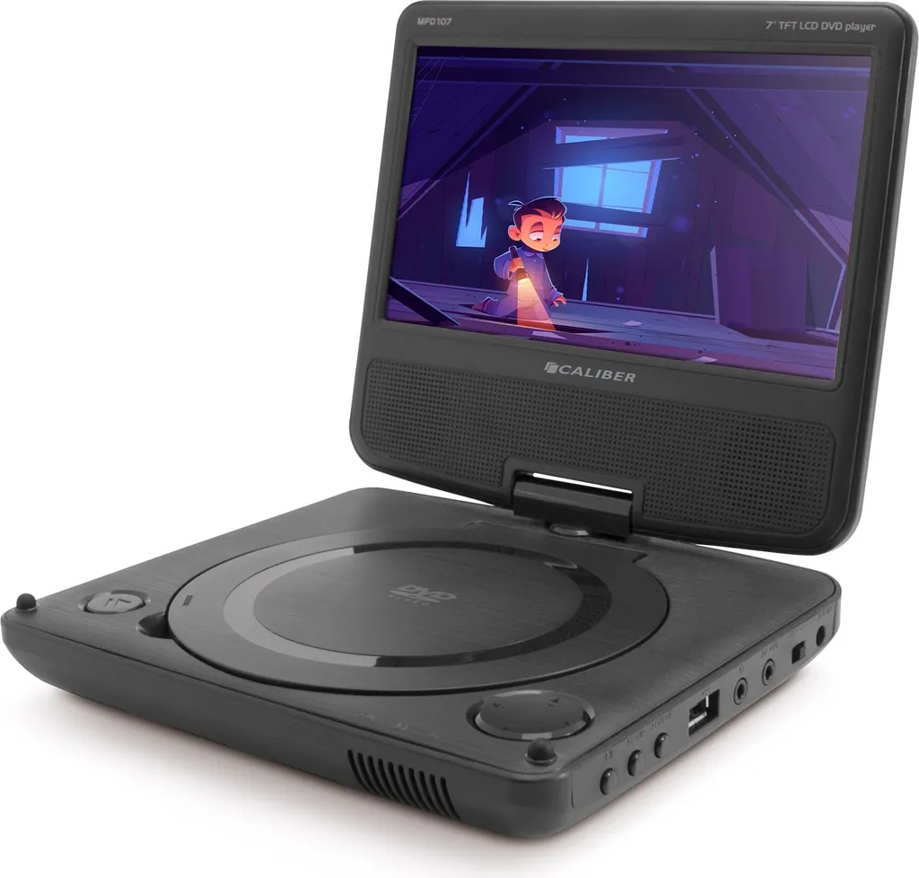 Lecteur DVD de Voiture avec Écran 7 Pouces et Support Siège Arrière
