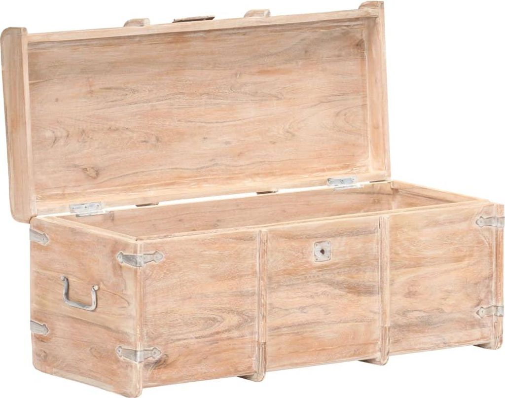 vidaXL Holztruhe 90x40x40 cm Akazie Massivholz