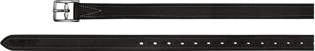 Etrivières Passier Velvet Touch Deluxe Noires avec Boucles Incurvées