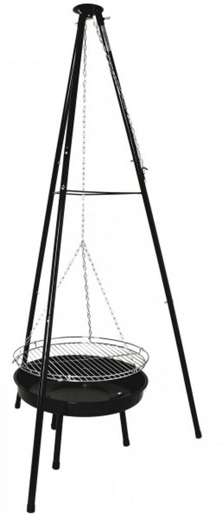 Schwenkgrill Holzgrill Dreibein BBQ