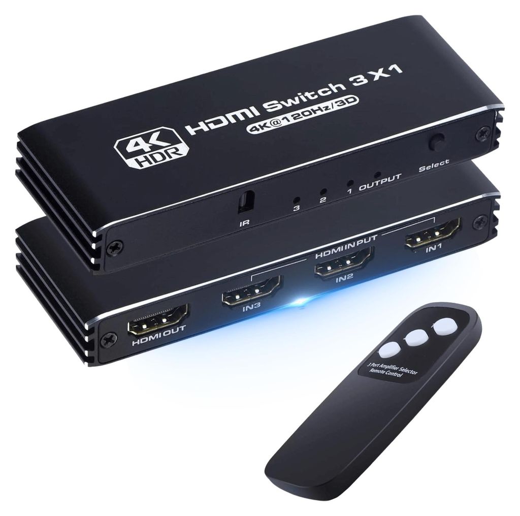 Interruttore HDMI 2.1 3x1 SPLITTER 1x3 Interruttore Immagine del prodotto 