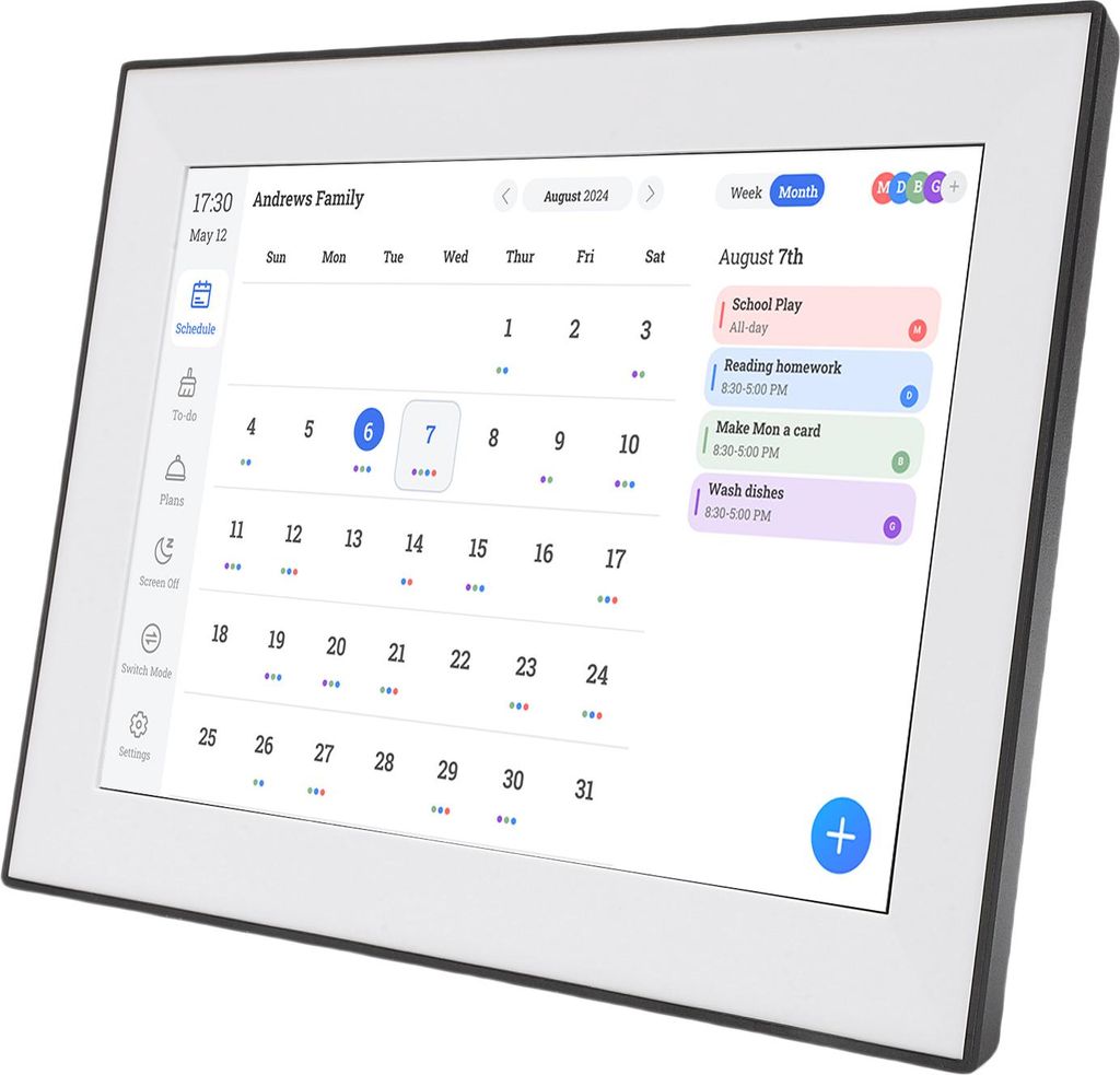 10.1 Zoll Digitaler Kalender Wifi Smart Elektronischer Produktbild 