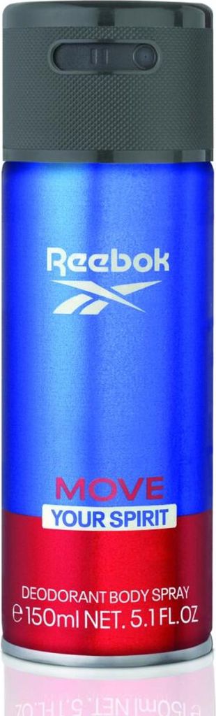Reebok Bodyspray Move Your Spirit 150ml Deodorant Körper Duft Männer Herren Men