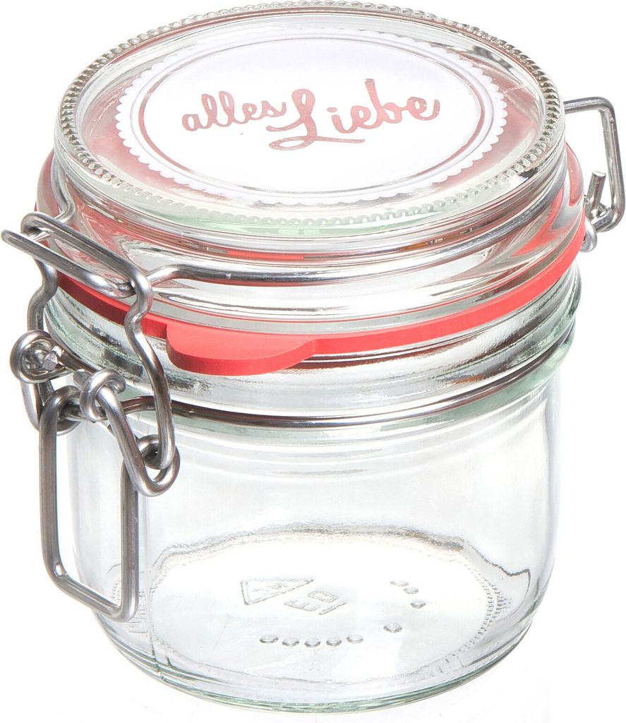 FLIRT by R&B Drahtbügelglas 255ml WEISS ALLES LIEBE Produktbild 