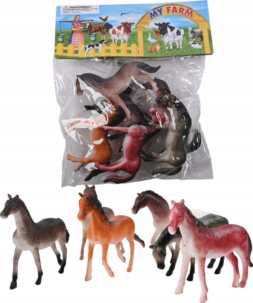 Figurenset 6 Stück Pferdefiguren Pferdefigur Pferd Komplett