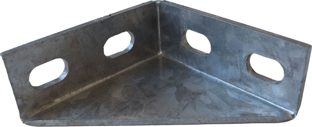 2 Stück - Winkelkonsole 100x100x4mm feuerverz. : 100 x 100 mm feuerverzinkt Größe: 100 x 100 mm feuerverzinkt