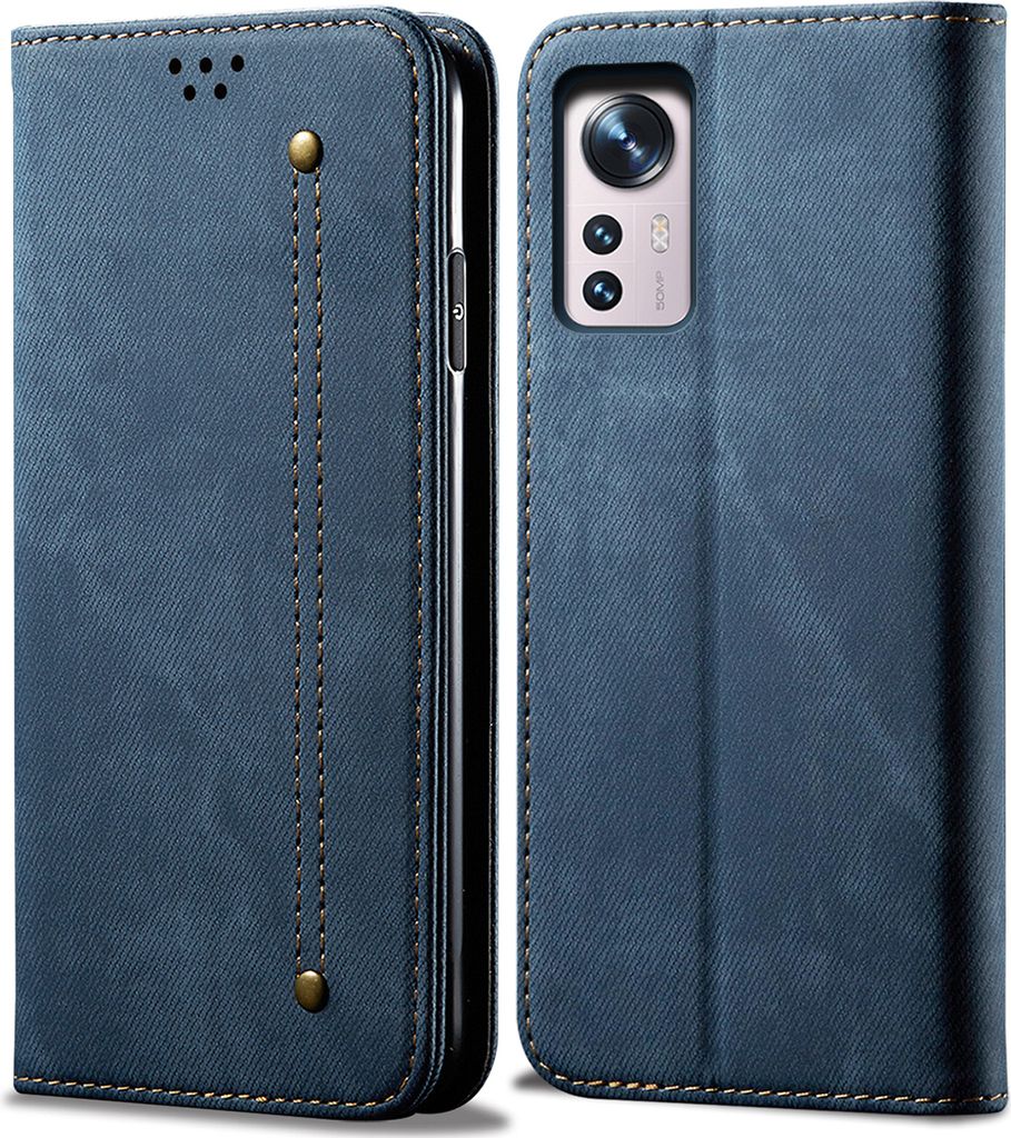 Xiaomi 12 Hülle, Leder Brieftasche Flip Bookstyle Produktbild 